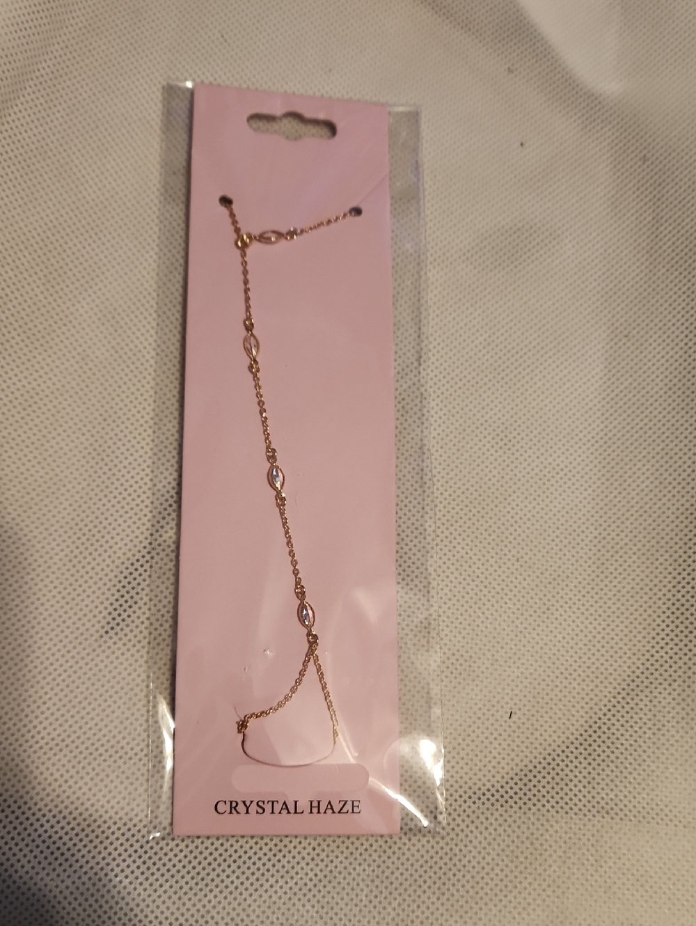 Crystal Haze Gold Tone Crystal Hand Xhain NEW